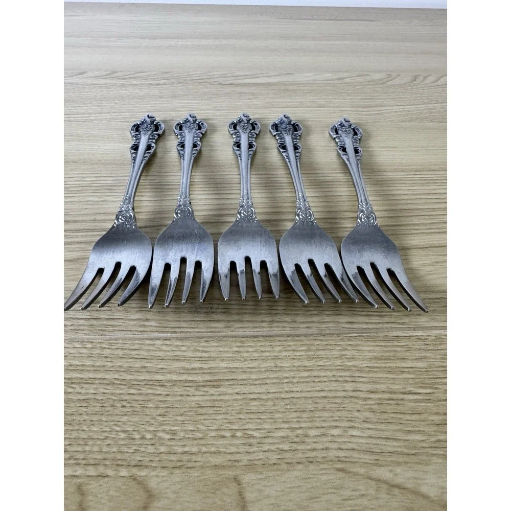 Vintage Stanley Roberts Lady Joann Salad Forks 6 1/2
